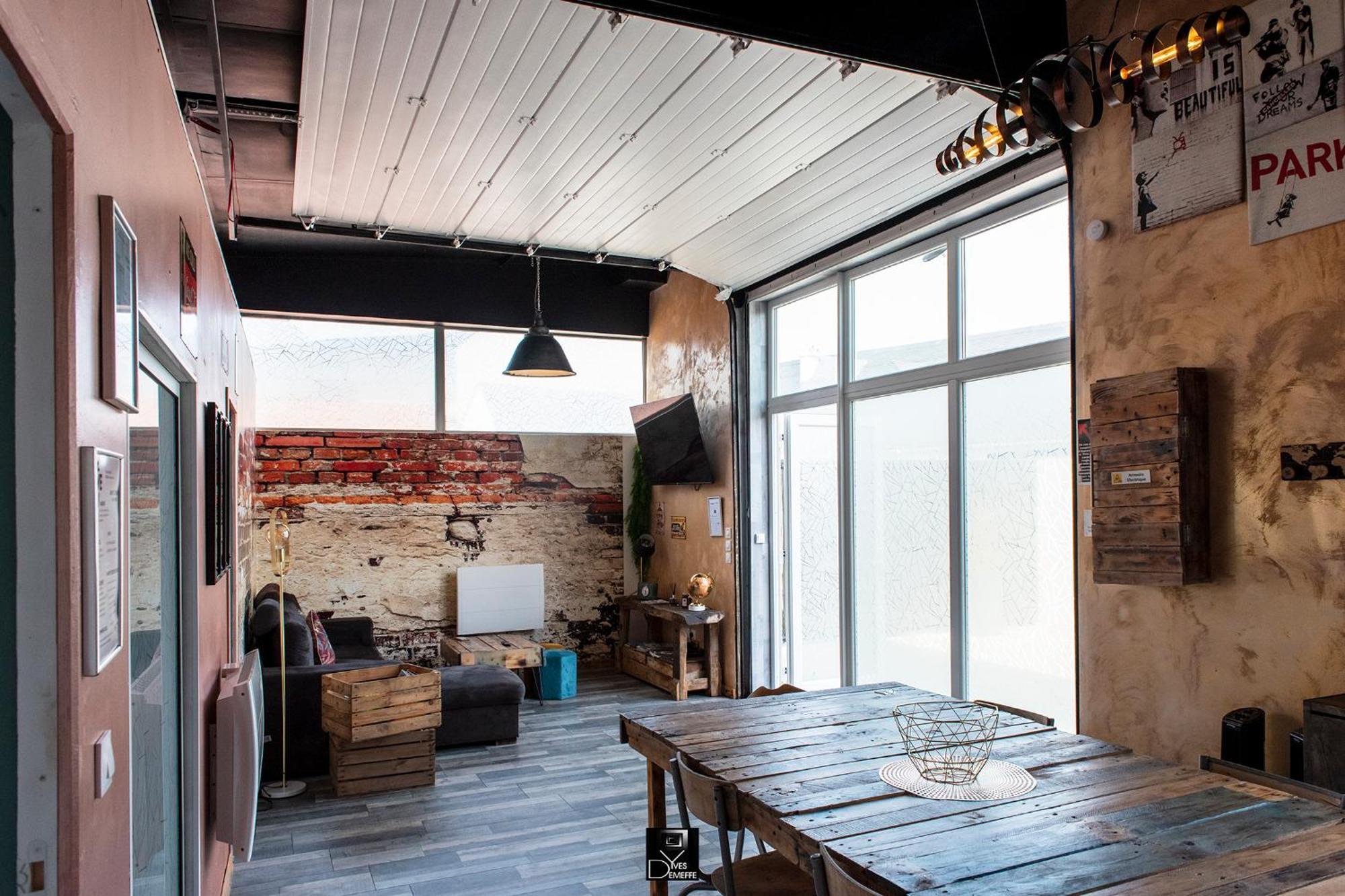 Dormir A L'Usine Loft Industriel Atypique Saint-Quentin-Lamotte-Croix-au-Bailly Ngoại thất bức ảnh